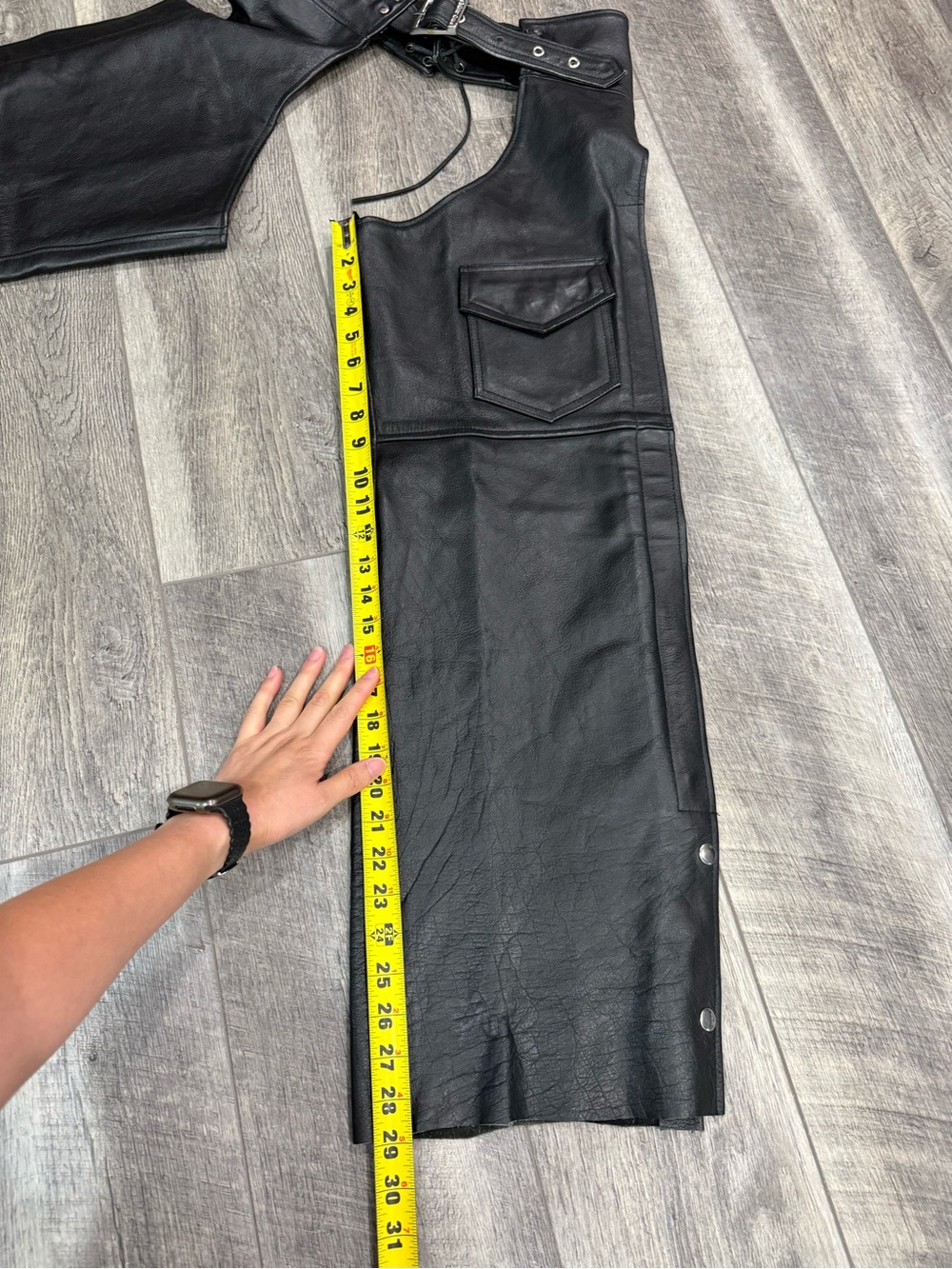 Pro Rider Genuine Leather Chaps - Picture 15 of 16